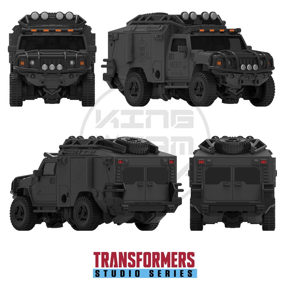Studio Series N.E.S.T Bonecrusher, Ratchet Concept Design